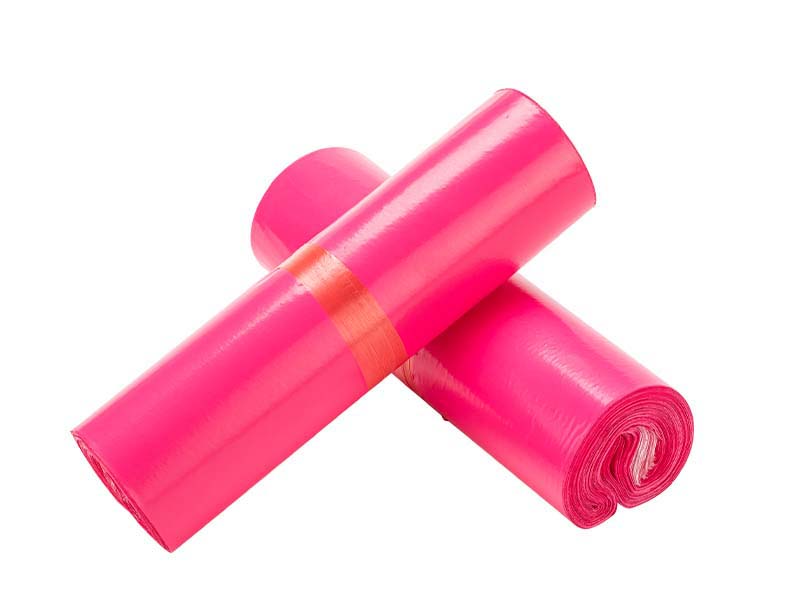 龙山玫红色快递袋-02